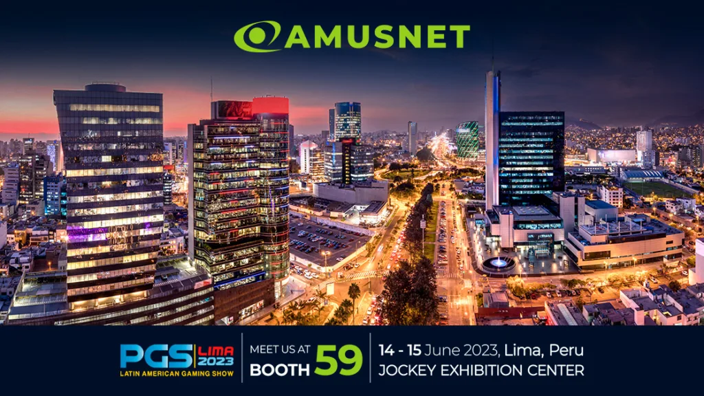 Amusnet เปิดตัวเกมสล็อตล่าสุดที่งาน Peru Gaming Show 2023