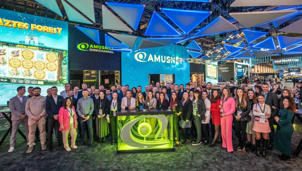 Amusnet ร่วมงานเกมชั้นนำระดับโลกที่ ICE London 2023