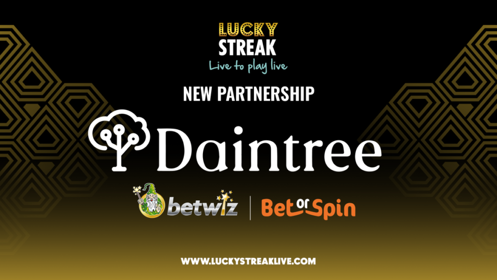 LuckyStreak ตกลงเป็นพันธมิตรกับแบรนด์คาสิโน Daintree Gaming 