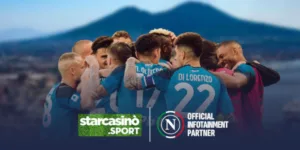 SSC Napoli แต่งตั้ง StarCasinò Sport เป็นพันธมิตรด้านความบันเทิงอย่างเป็นทางการ