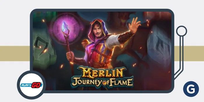 Play'n GO สานต่อซี่รี่ย์เกม Merlin: Journey of Flame